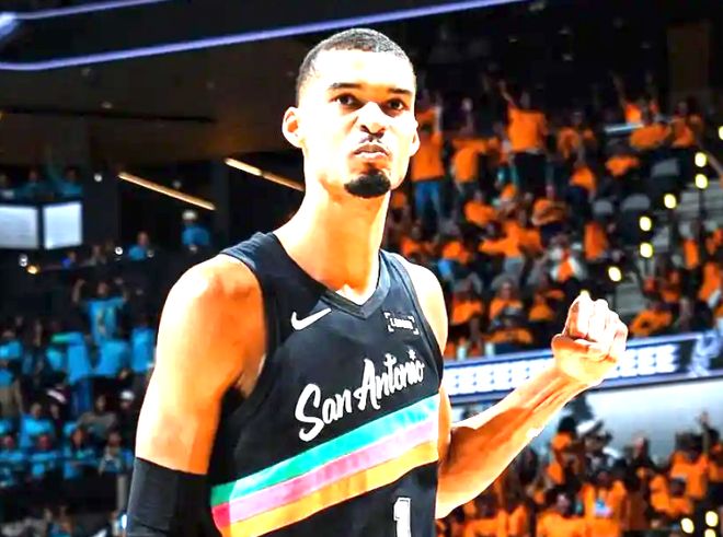 文班亚马35分统治马刺轻取开拓者 阿夫迪亚30+助