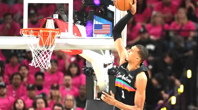 文班亚马35分统治马刺轻取开拓者 阿夫迪亚30+助